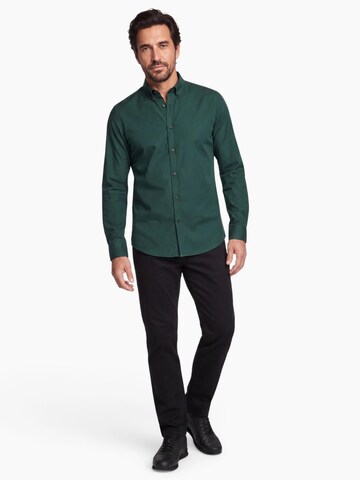 Lindbergh Slim fit Srajca 'Superflex' | zelena barva