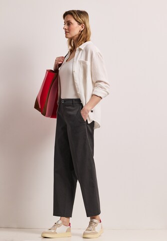 STREET ONE Loose fit Pleated Pants in Brown