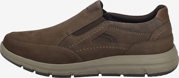 JOSEF SEIBEL Instappers 'Giuseppe 09' in Bruin: voorkant