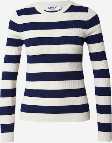 ONLY Sweater 'Karol' in Blue: front