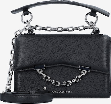 Karl Lagerfeld Handbag 'Seven Grainy' in Black: front