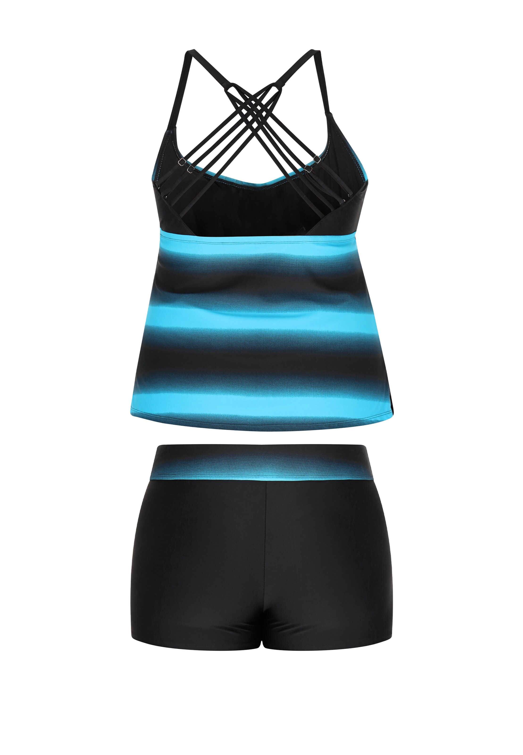 Usha - Bustier Tankini en azul