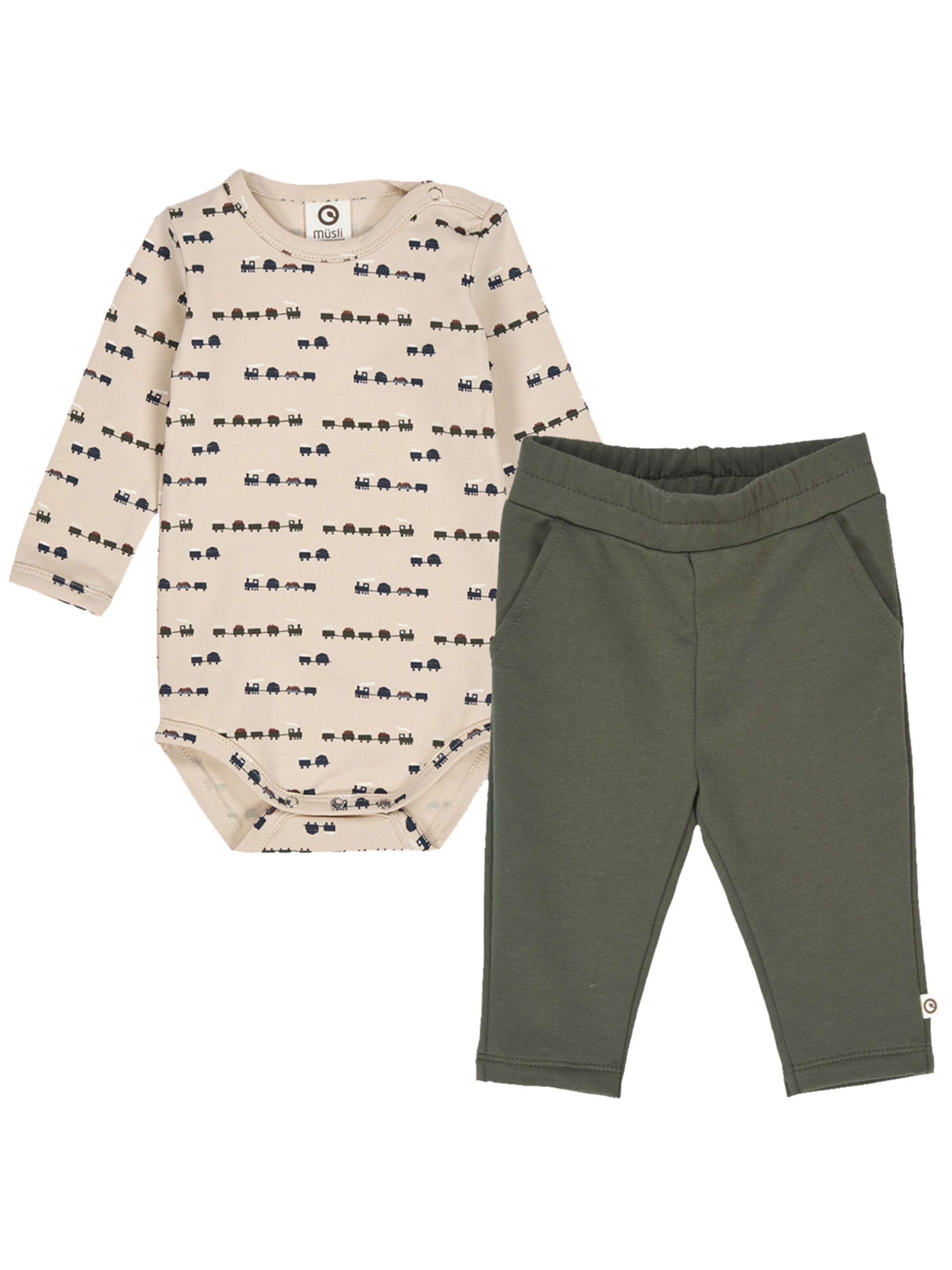 Set di Müsli by GREEN COTTON in beige: frontale