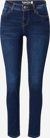 Sublevel גזרת סלים ג'ינס 'JULIA' בכחול: מלפנים