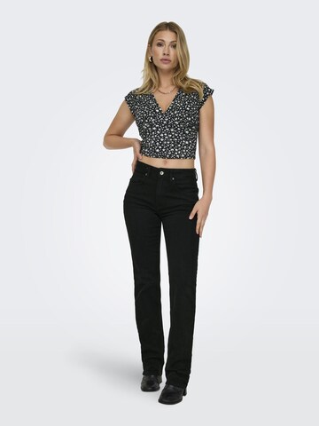 ONLY Flared Jeans in Schwarz