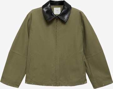 Veste mi-saison 'SHEILA' MANGO en vert : devant