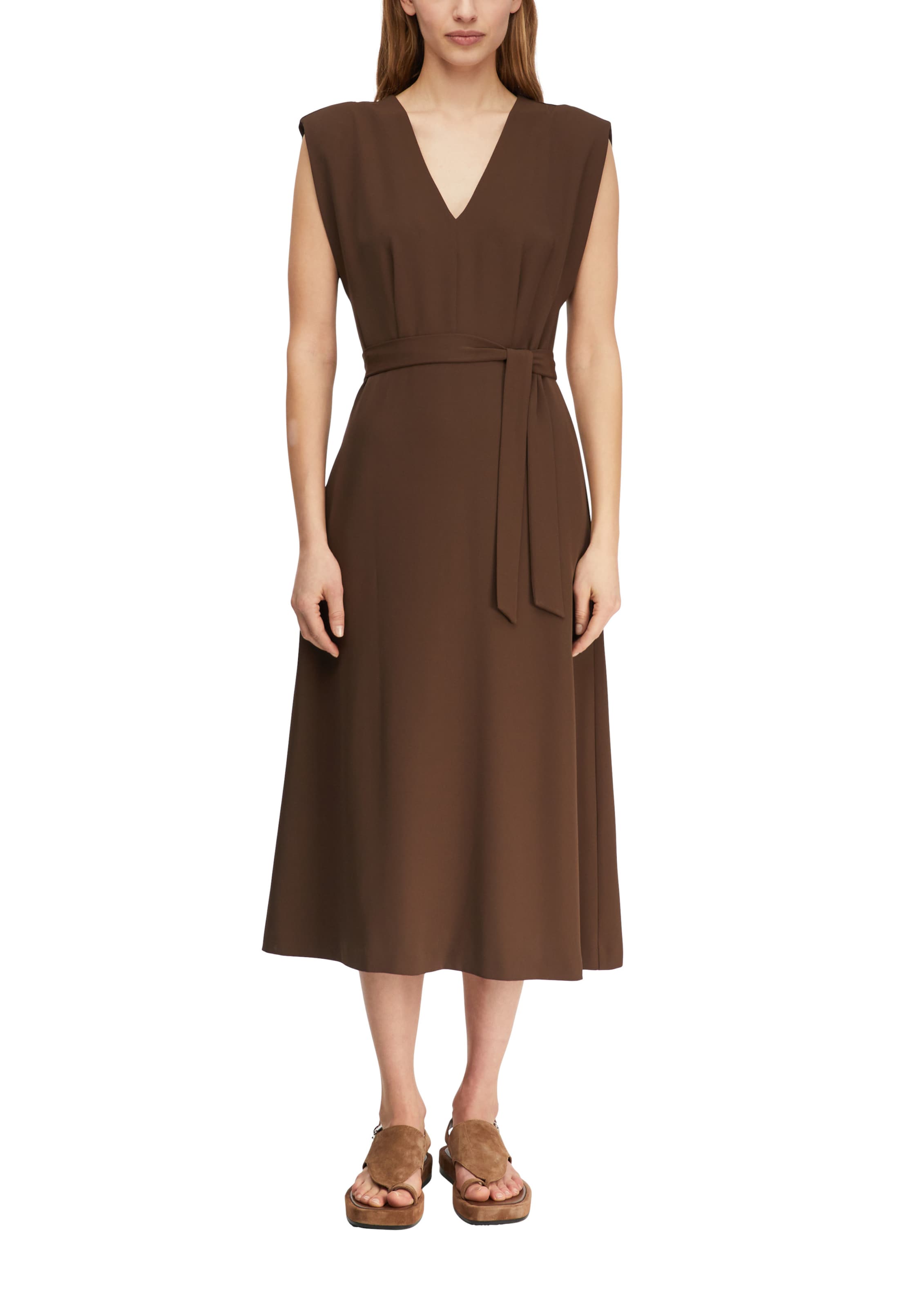 COMMA Kleid in Braun