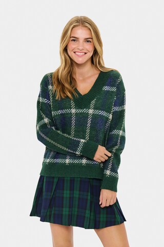SAINT TROPEZ Pullover 'Moana' i grøn: forside