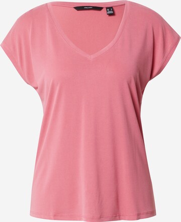 T-shirt 'Filli' VERO MODA en rose : devant