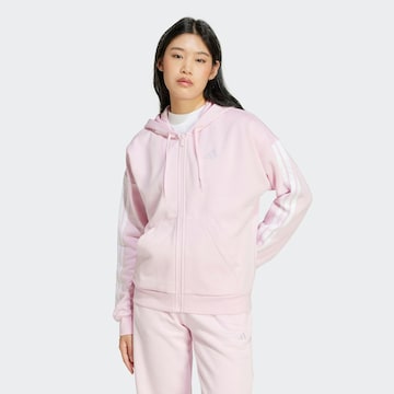 ADIDAS SPORTSWEAR Sportief sweatvest 'Essentials' in Roze: voorkant