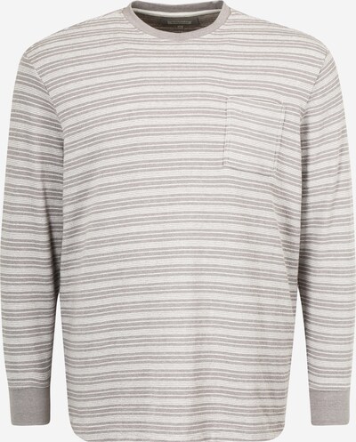 TOM TAILOR Men + Shirt in de kleur Taupe / Wit, Productweergave