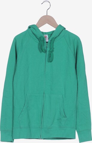 FRUIT OF THE LOOM Sweatshirt & Zip-Up Hoodie in XS in Green: front