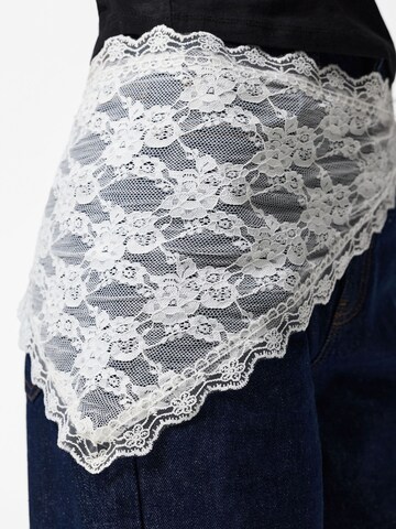 PIECES Strandhåndklæde 'PCNaina' i hvid