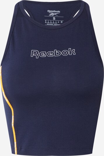 Sport top Reebok Sport pe bleumarin / galben / alb, Vizualizare produs