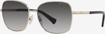 Lunettes de soleil Ralph Lauren en or : devant