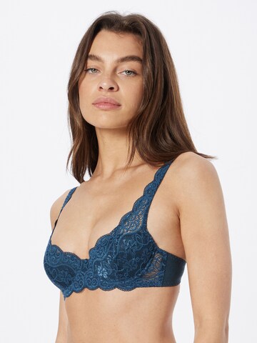 regular Reggiseno 'Amourette 300' di TRIUMPH in blu: frontale