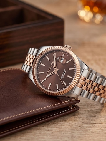 CERRUTI 1881 Zegarek analogowy 'Date watch Chienti' w kolorze srebrny