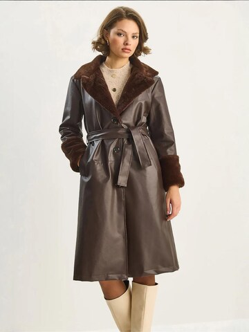 Manteau mi-saison Bianco Lucci en marron