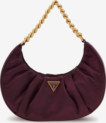 GUESS Shoulder Bag in Purple: front