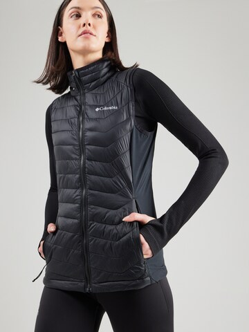 Gilet de sport 'Powder Pass II' COLUMBIA en noir : devant