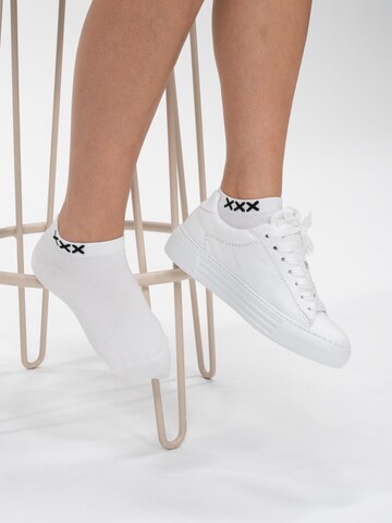 SOLIT socks Sokker 'Originals Amsterdam (wit)' i hvid