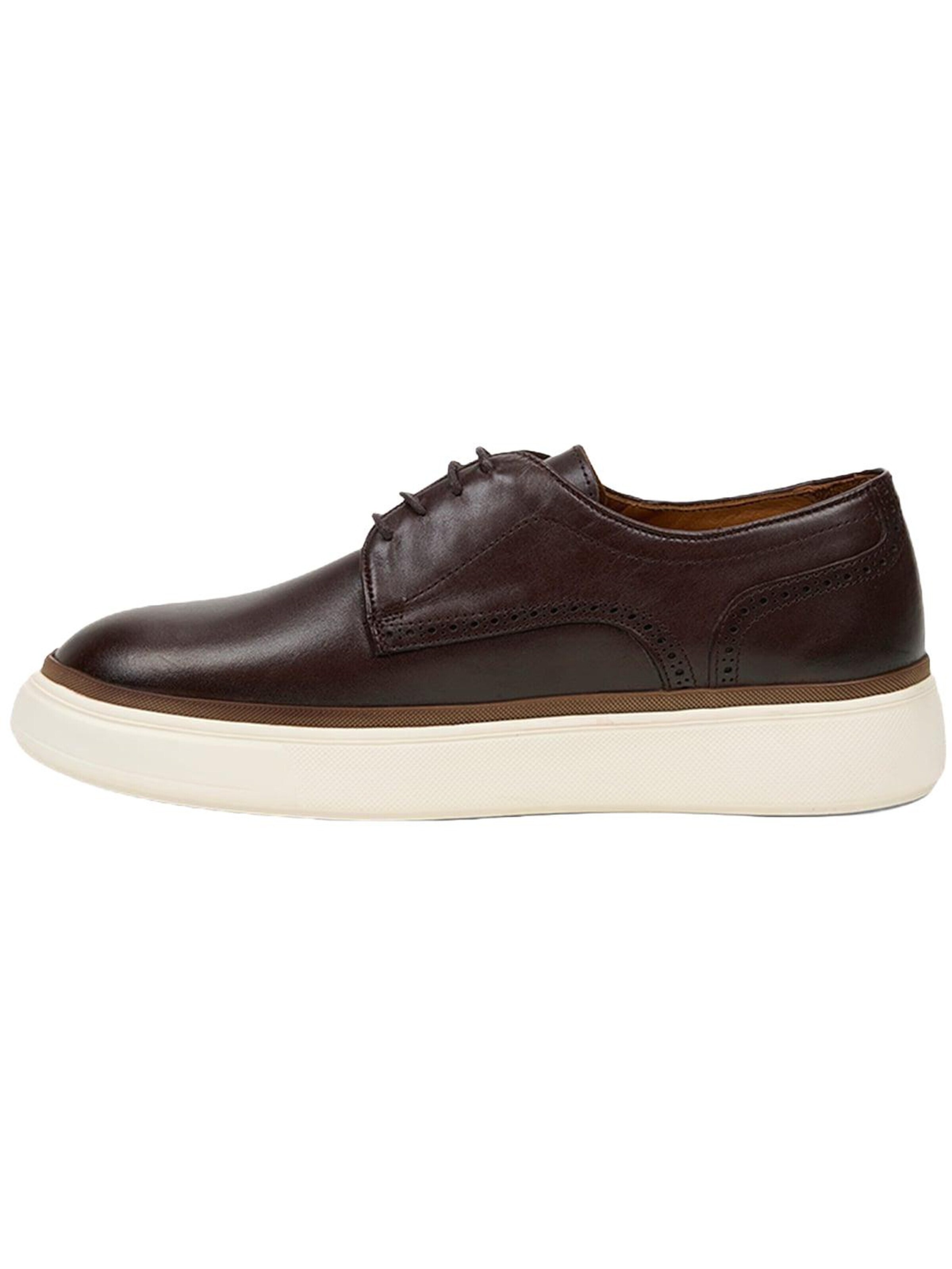 Chaussure à lacets 'Spitze' Desa en marron