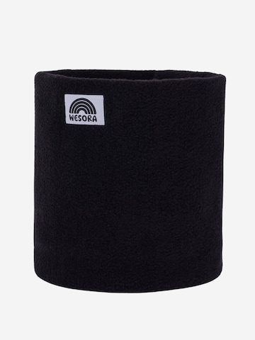 WESORA GmbH Schlauchschal 'Fleece Neckwarmer - All Black' in Schwarz: Vorderseite
