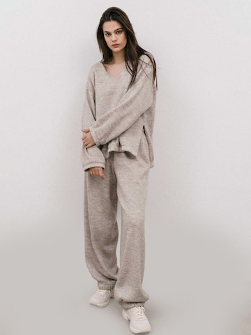 4TAILORS Loosefit Broek in Beige