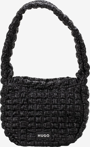 HUGO Shoulder Bag ' Mhati ' in Black: front