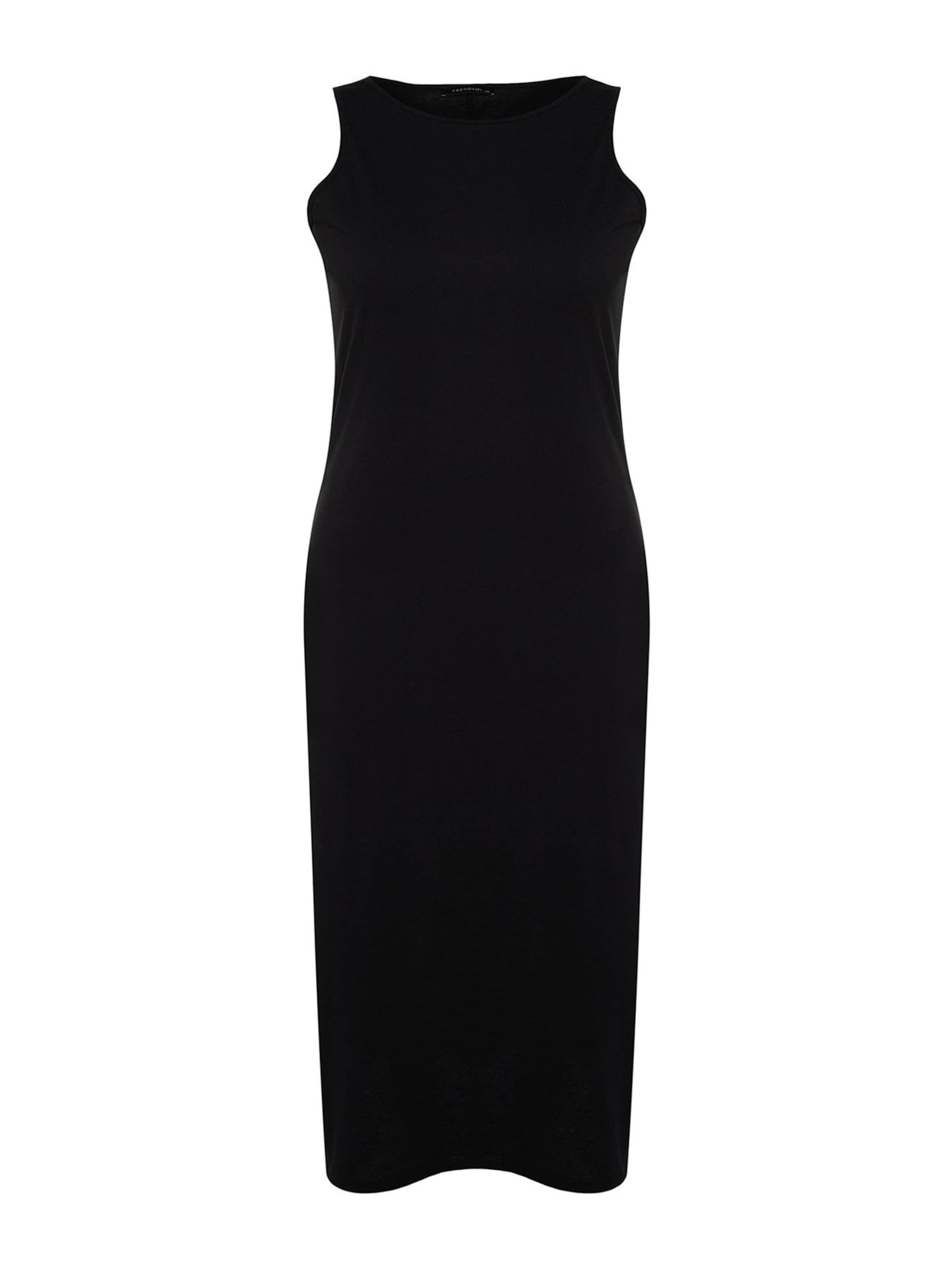 Trendyol Curve - Vestido en negro: frente