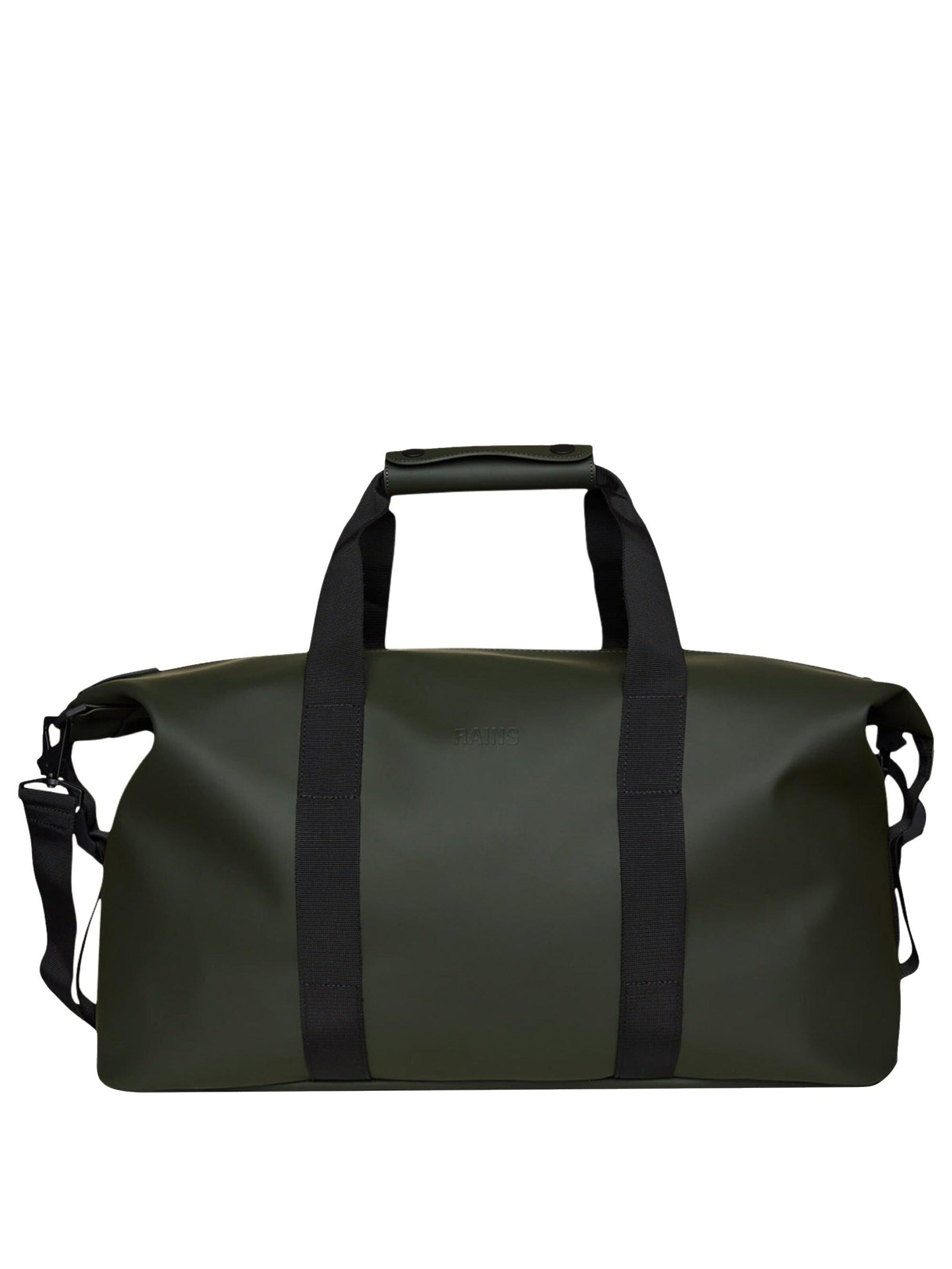 RAINS Travel Bag 'Hilo' in Green: front