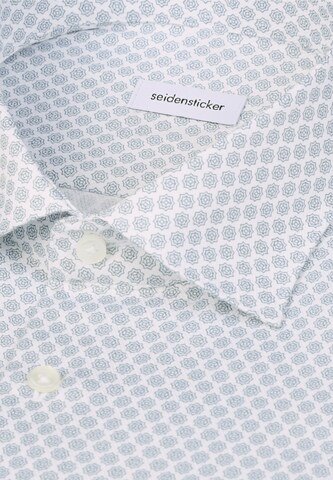 SEIDENSTICKER Regular fit Zakelijk overhemd 'Schwarze Rose' in Blauw