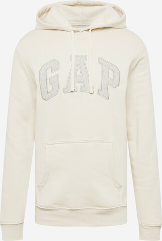 GAP Sweatshirt in Weiß: predná strana