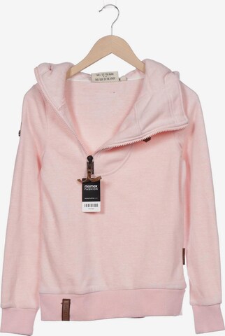 naketano Sweatshirt & Zip-Up Hoodie in S in Pink: front