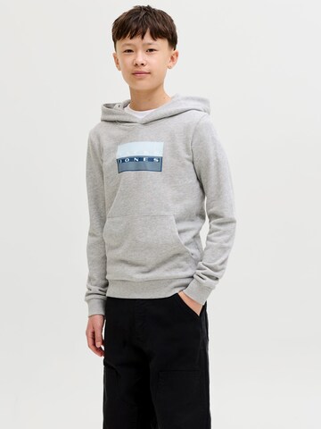 Jack & Jones Junior Sweatshirt 'JCOFusion' in Grau: Vorderseite