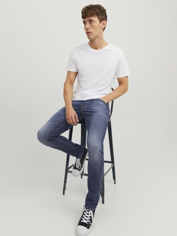 JACK & JONES Slimfit Džíny 'JJIGlenn JJICON' – modrá
