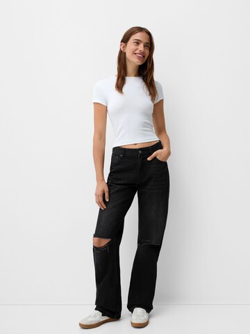 Bershka Loose fit Jeans in Black