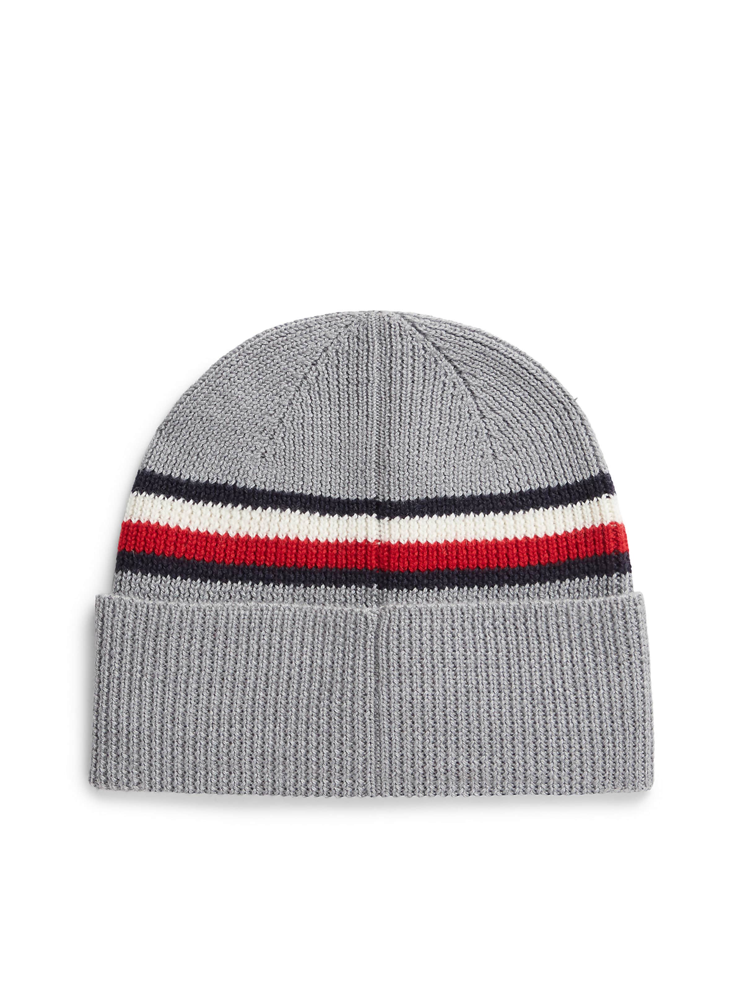 TOMMY HILFIGER Mütze in Grau