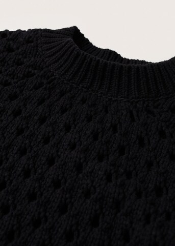 MANGO Sweater 'Monte' in Black