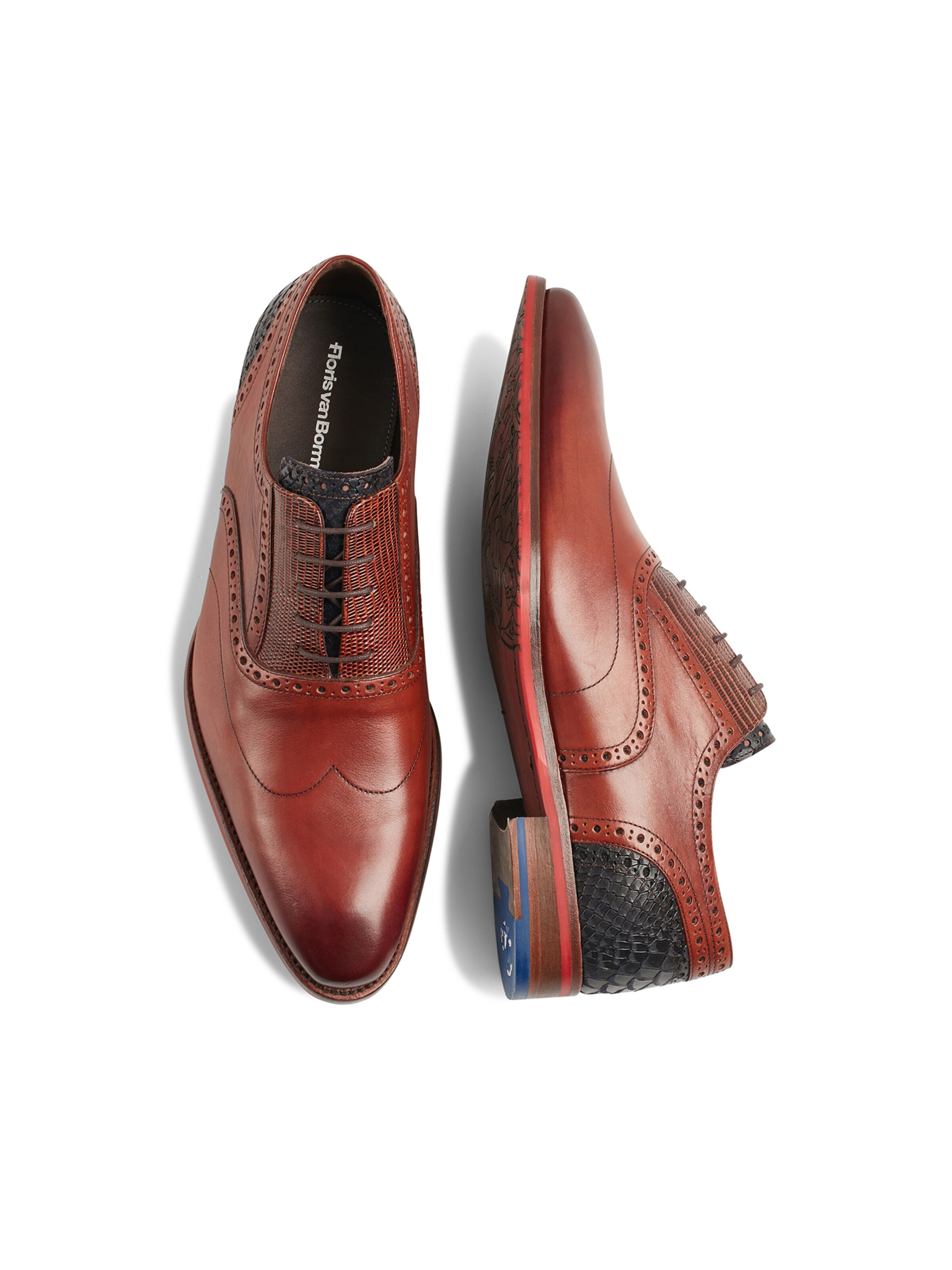 Chaussure à lacets 'De Stapper 03' Floris van Bommel en marron