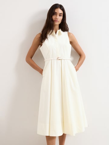 Phase Eight Dress in White: front