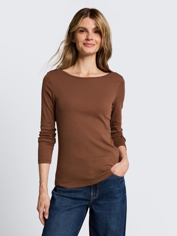 TOM TAILOR Shirt in Braun: Vorderseite