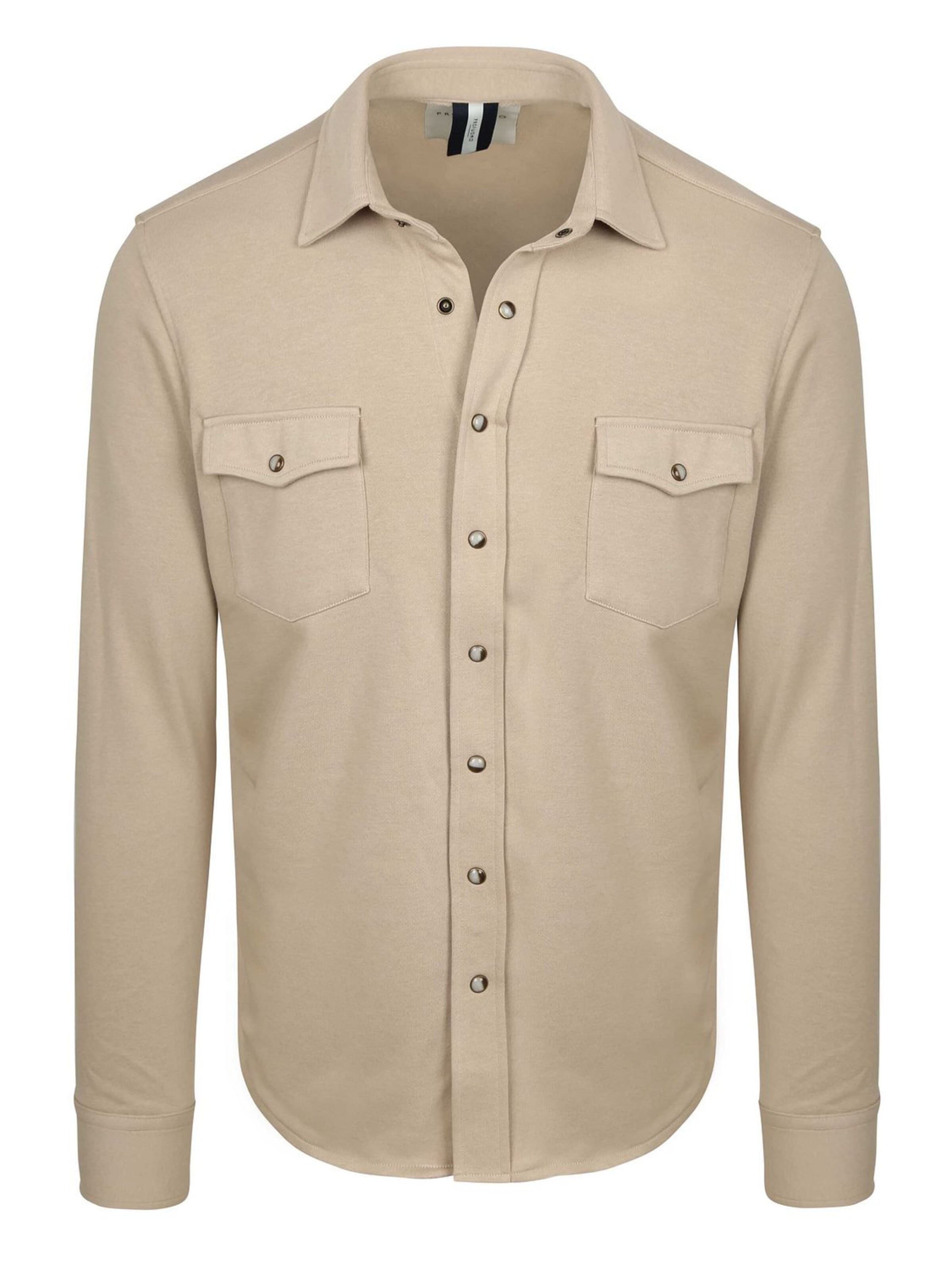 Profuomo Gebreid vest in Beige: voorkant