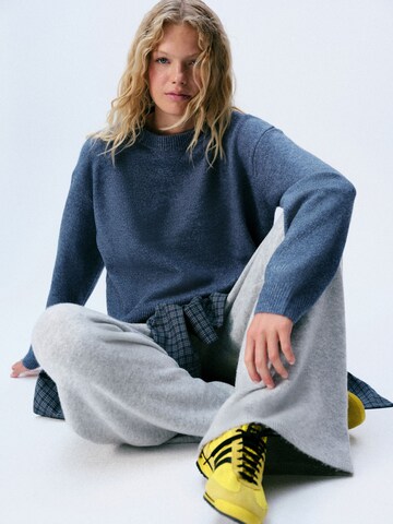 Pull-over self. en bleu