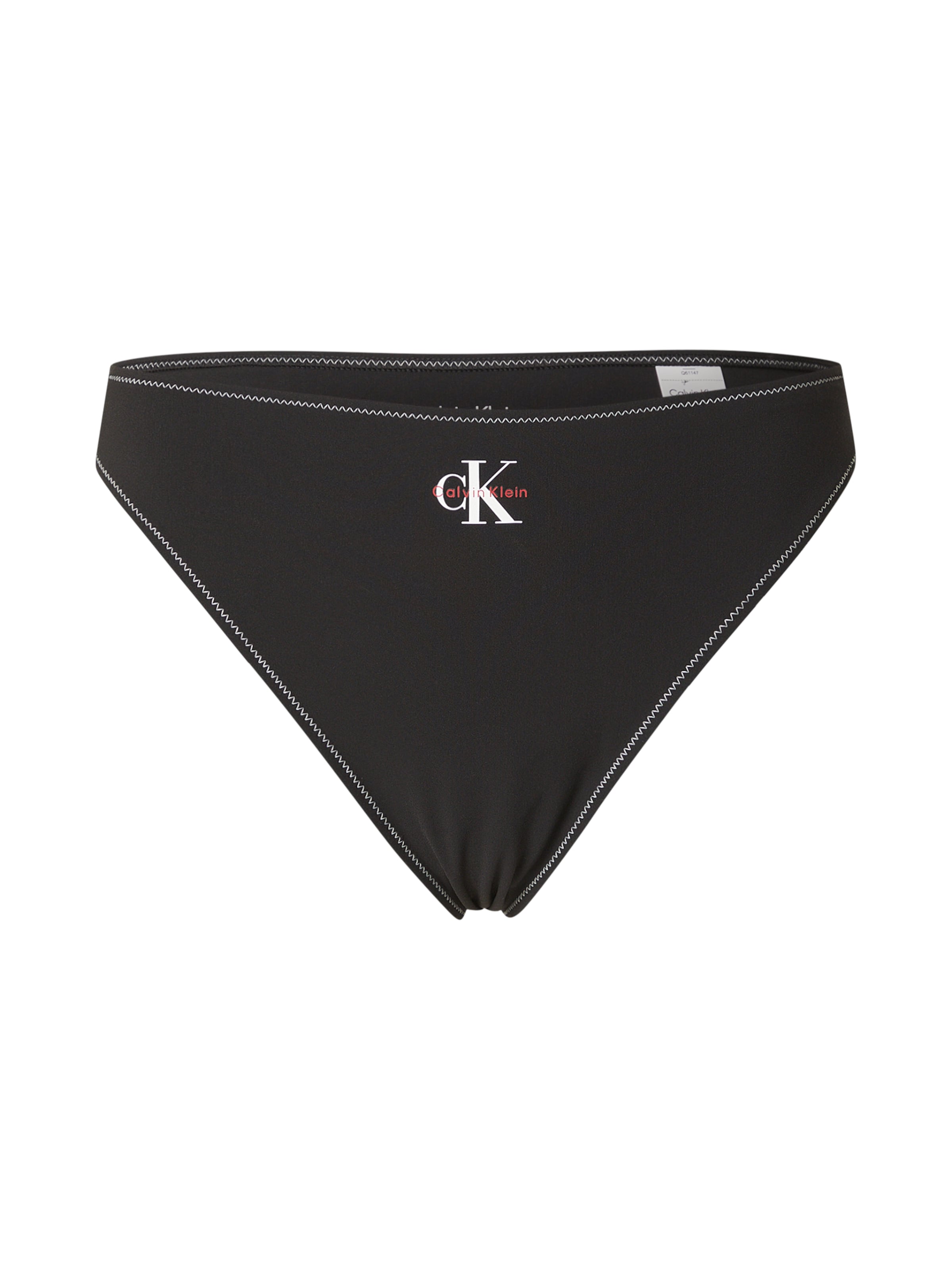 Bas de bikini Calvin Klein Swimwear en noir : devant