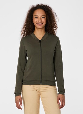 Ragwear Sweatjacke in Grün: Vorderseite