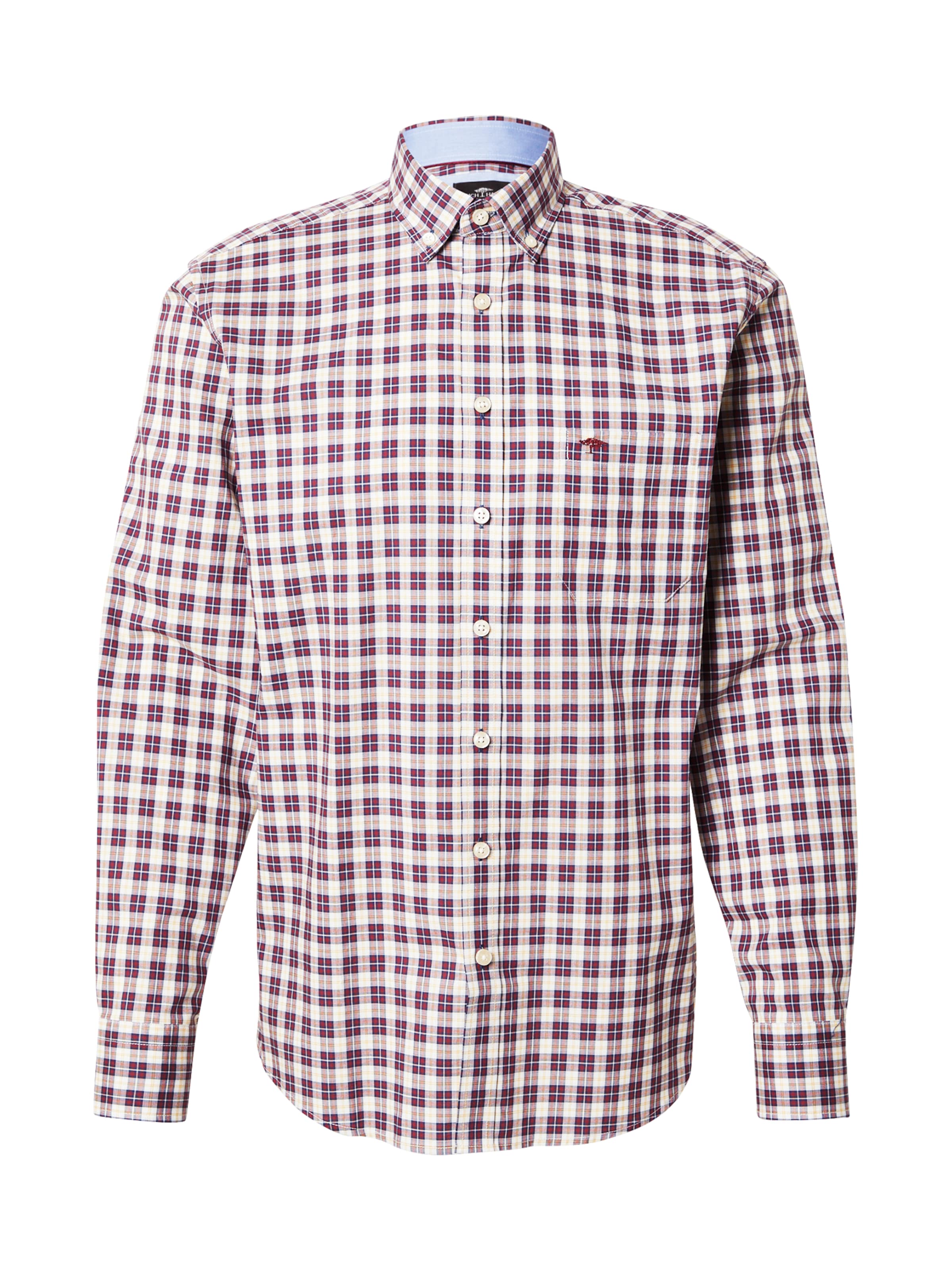 FYNCH-HATTON Regular fit Button Up Shirt 'Classic' in Red: front