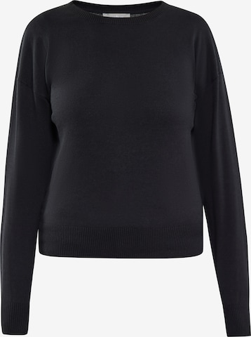 Pull-over Usha en noir : devant