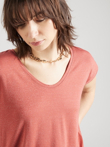 T-shirt 'Billo' PIECES en orange