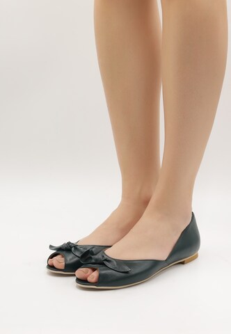 usha BLUE LABEL Ballet Flats in Green